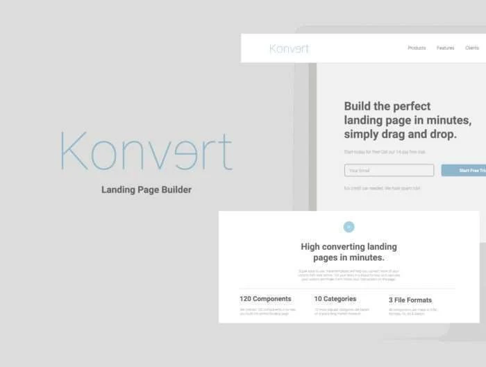 Konvert Landing Page Builder