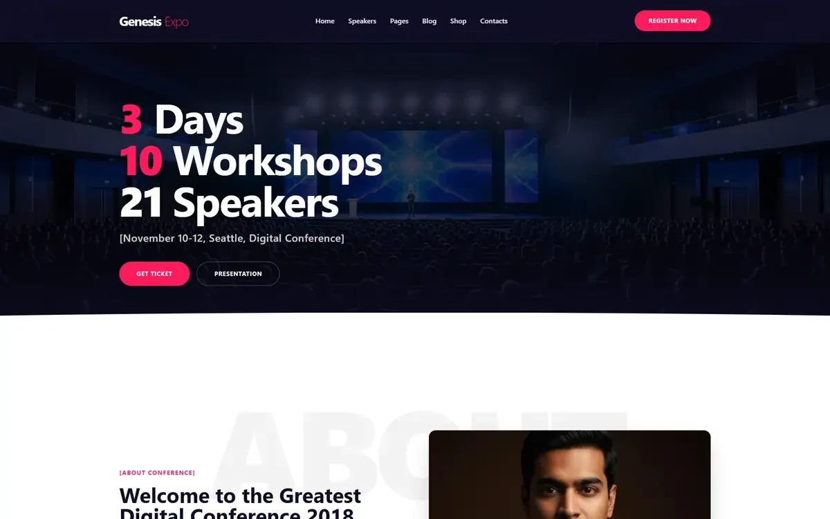 Webinar AI Studio Website Template V2 for GoHighLevel