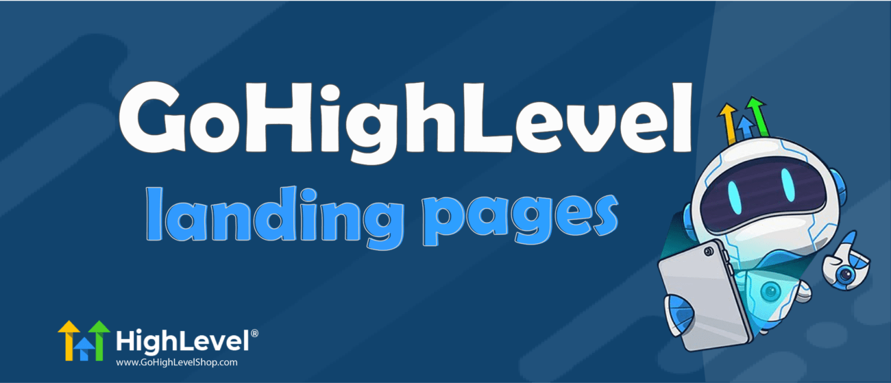 Gohighlevel landing pages