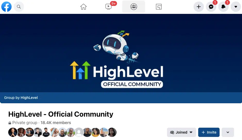 Gohighlevel support 3 gohighlevel facebook group.png