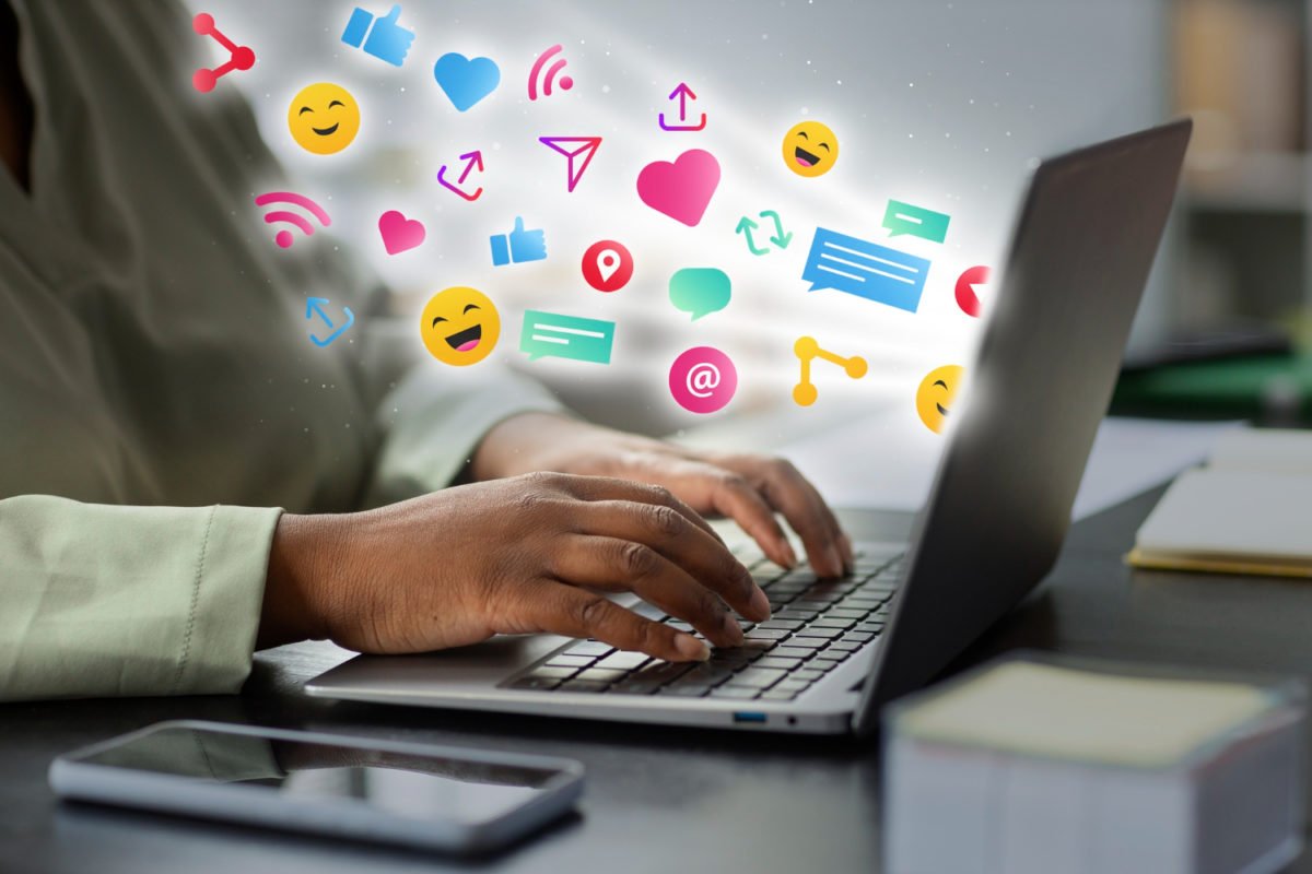 GHL Custom Dashboard - L1 - Red Color 3 social media marketing concept marketing with applications