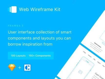 Frames 3 - Web Wireframe Kit