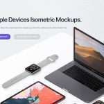 Apple 46 Devices Isometric Mockups