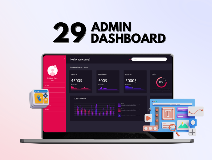 29Admin Dashboard UI Kit - Image 1