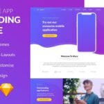 Wavy Mobile App Landing Page