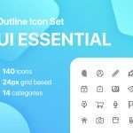 UI Essential - Outline Icon Set