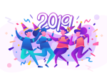 New Year 2019 Illustrations - Image 5