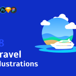 Travel Illustration Set
