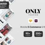 ONLY Fashion Mobile E-Commerce UI Kit
