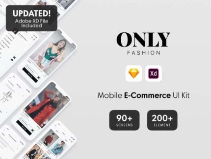 ONLY Fashion Mobile E-Commerce UI Kit