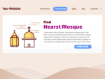Islamic Landing Page Illustration - Image 3