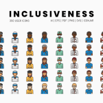 350 Inclusiveness Icons