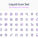Liquid Icon Set