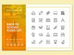 Back to School Icons Set