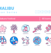 60 Sakura Festival Icons - Malibu Series