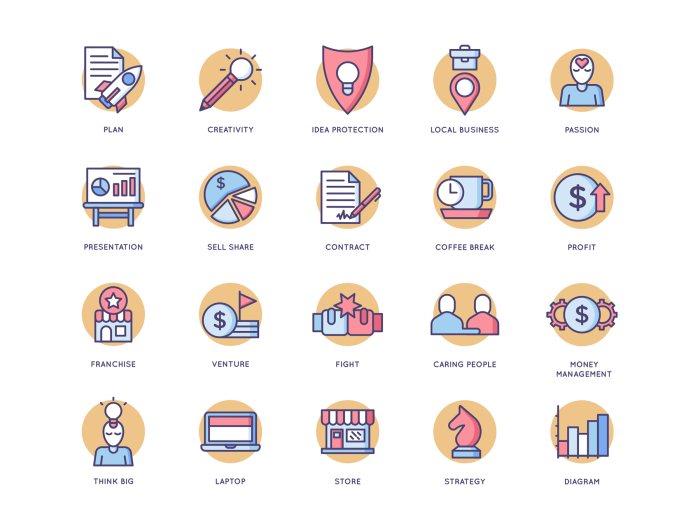 89 Startup Icons - Butterscotch Series - Image 6