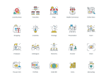 90 Startup Modern Icons - Image 4