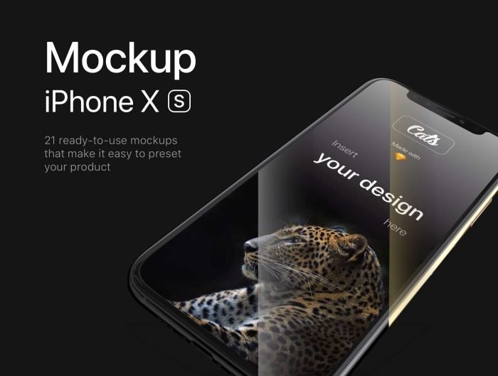ui8-1_1543478758573 iPhone Xs Mockups - Cheetah - Image 1