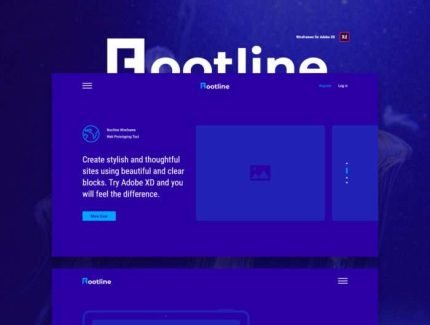 Rootline Wireframe UI Kit