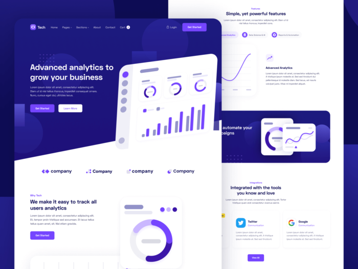 Zaha - Agency and SaaS HTML5 Template - Image 1