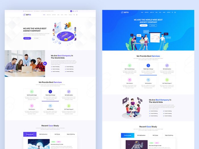Dipto - Digital Agency HTML Template - Image 1
