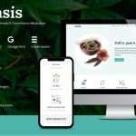 Oasis - Marijuana eCommerce Sketch Template