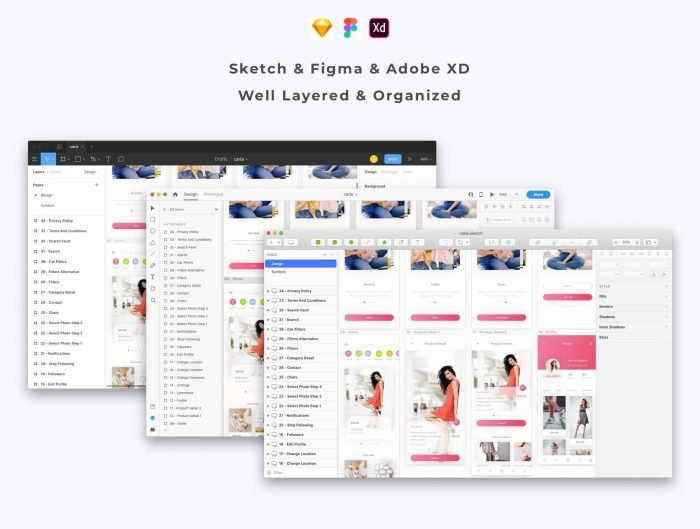 Caria - eCommerce App UI Kit - Image 2