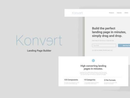 Konvert Landing Page Builder