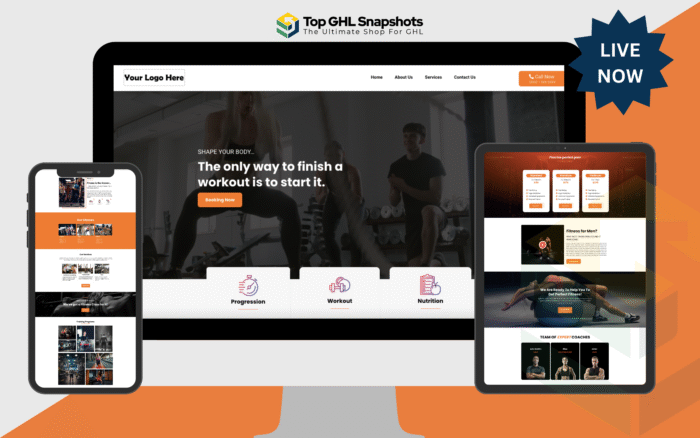 Gym & Fitness Gym and Fitness Funnel - Image 1