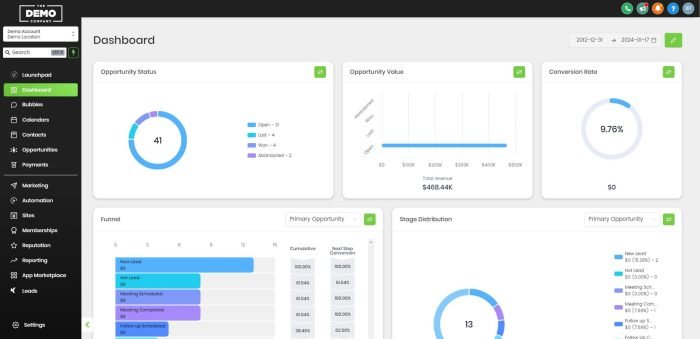 GHL Custom Dashboard - L4 - greenish Color - Image 2