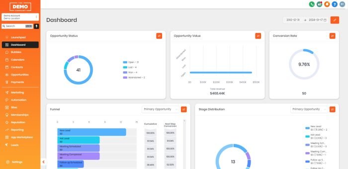 GHL Custom Dashboard - L2 - Yellow Color - Image 2