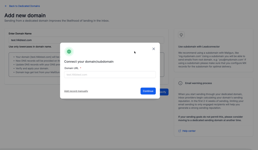 Dedicated Email Sending Domains 4 P zGHtE40RWBS1c78K9